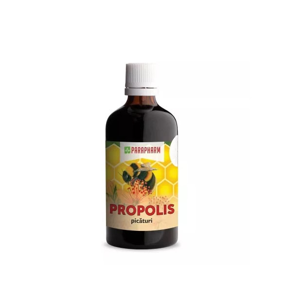 Propolis Picaturi, 100 ml, Parapharm