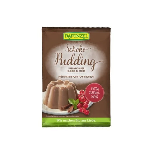 Pudra Bio pentru Budinca cu Cacao, 43g, Rapunzel