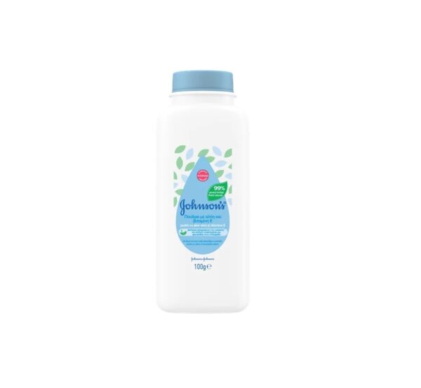 Pudra cu Aloe Vera si Vitamina E, 100 g, Johnson&Johnson