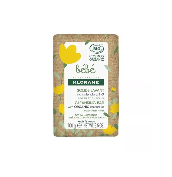 Sapun Solid Bio pentru Corp si Par, 100 g, Klorane Bebe