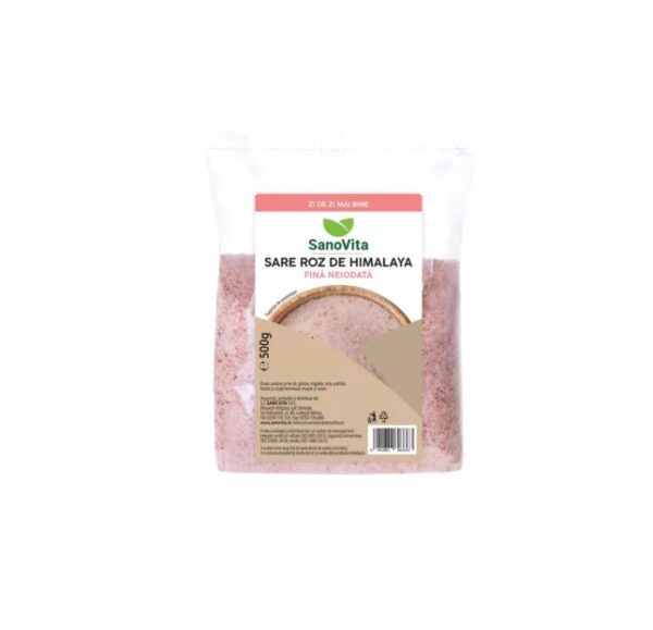 Sare Roz de Himalaya Fina, 500 g, Sanovita