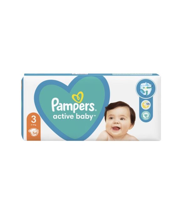 scutece-active-baby-marimea-3-6-10-kg-54-bucati-pampers-O31378-farmacia-morpheus Scutece Active Baby, Marimea 3, 6 - 10 kg, 54 Bucati, Pampers