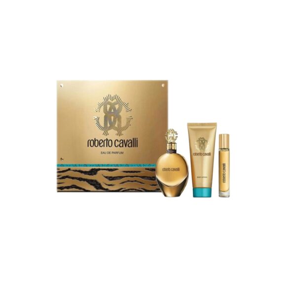 Set Cadou pentru Femei, Apa de Parfum, 3 Bucati, Roberto Cavalli