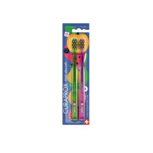 Set Periute de Dinti Manuale, C 5460 Kids, Peri Foarte Moi, Summer Edition 2025, Curaprox