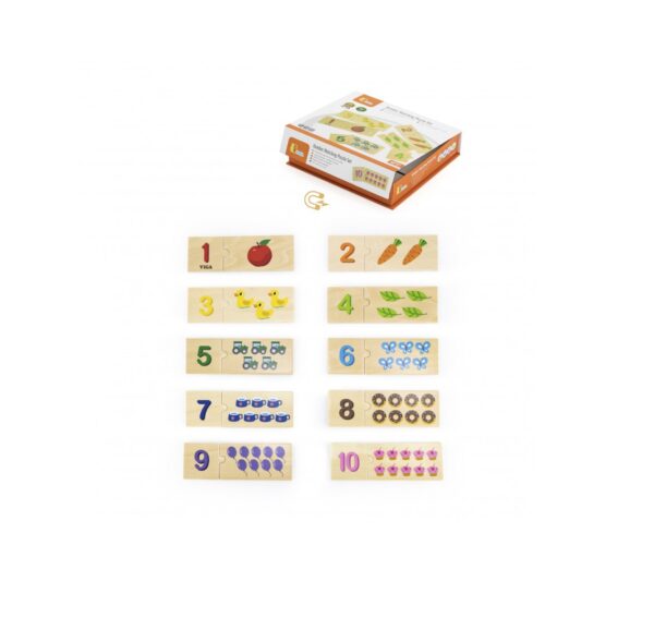 Set Puzzle Potriveste Numarul, Viga