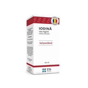 solutie-cutanata-iodina-10-100ml-tis-farmaceutic-O33042-farmacia-morpheus Solutie Cutanata Iodina 10%, 100ml, Tis Farmaceutic