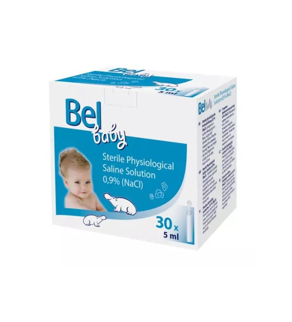 Solutie Salina Fiziologica Bel Baby, 0,9%, 30 Monodoze, Hartmann