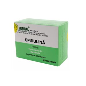 Spirulina 1000mg, 40 Comprimate, Hofigal