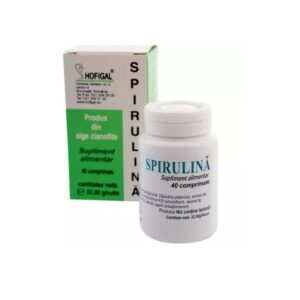 Spirulina 200mg, 40 Comprimate, Hofigal