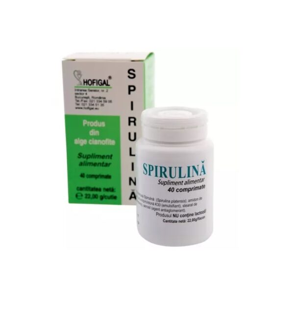 spirulina-200mg-40-comprimate-hofigal-O08593-farmacia-morpheus Spirulina 200mg, 40 Comprimate, Hofigal