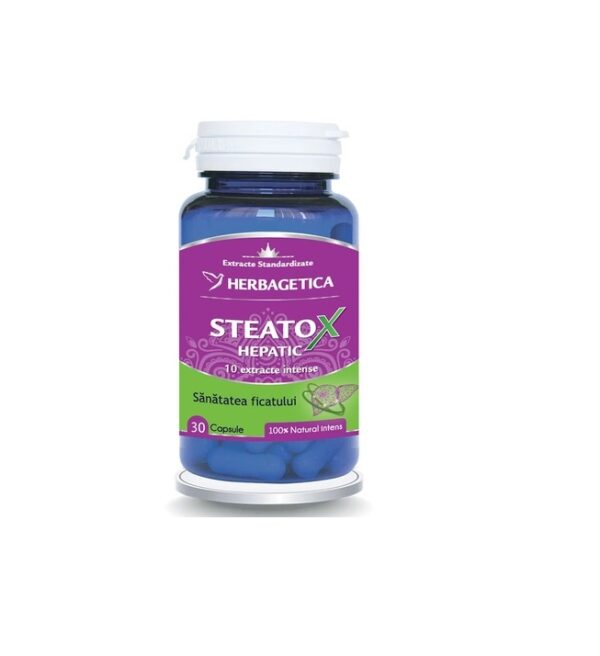 Steatox Hepatic, 30 Capsule, Herbagetica