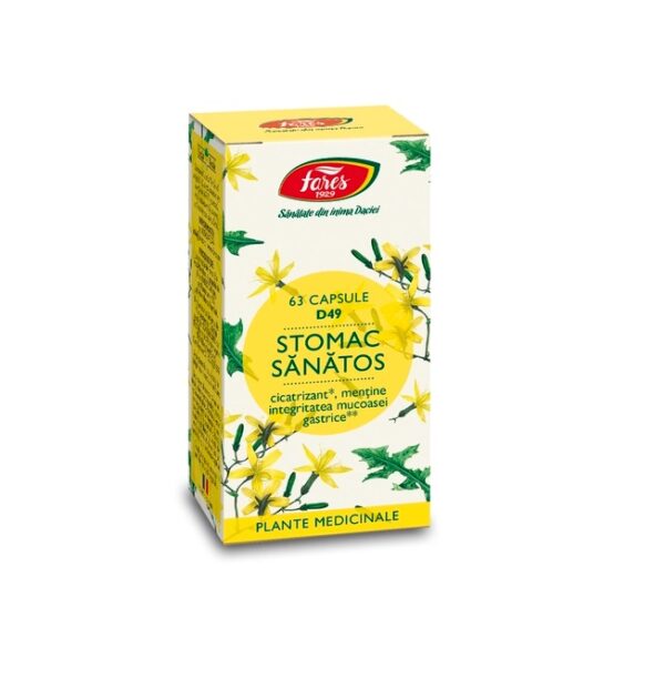 Stomac Sanatos, D49, 63 Capsule, Fares