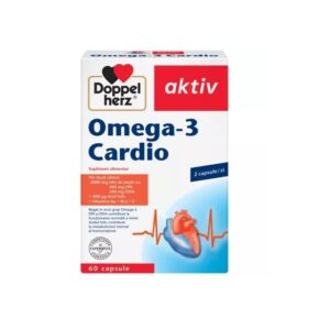 Supliment Alimentar Cardio Omega-3, 60 Capsule, Doppelherz