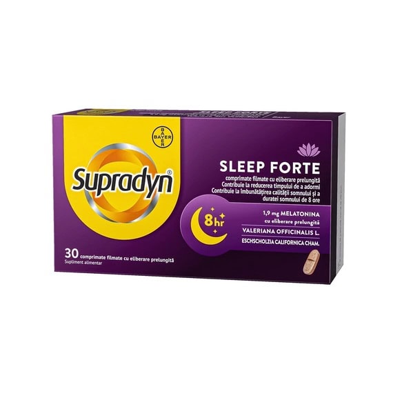 Supradyn Sleep Forte, 30 Comprimate Filmate, Bayer