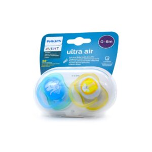 suzete-ultra-air-0-6-luni-2-bucati-light-blue-yellow-philips-avent-O32277-farmacia-morpheus Suzete Ultra Air, 0-6 Luni, 2 Bucati, Light Blue/Yellow, Philips Avent