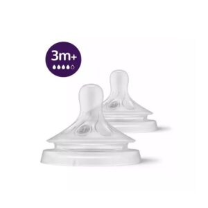 Tetina Natural Resonse, 3 Luni+, Debit 4, 2 Bucati, SCY964/02, Philips Avent
