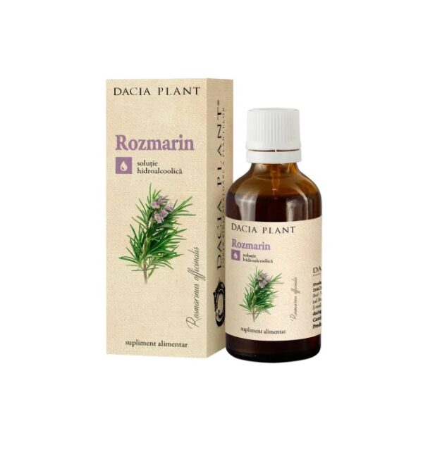 Tinctura de Rozmarin, 50 ml, Dacia Plant