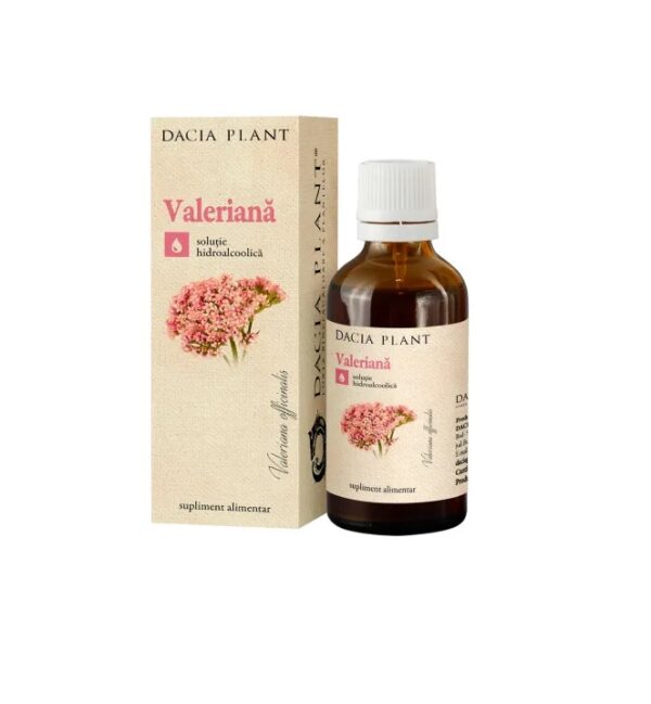 Tinctura de Valeriana, 50 ml, Dacia Plant