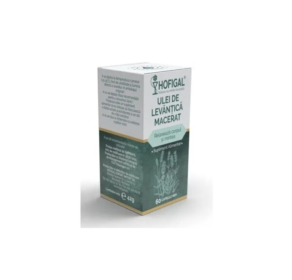 ulei-de-levantica-macerat-pentru-stres-digestie-si-somn-60-capsule-hofigal-O40525-farmacia-morpheus Ulei De Levănțică Macerat Pentru Stres, Digestie Și Somn, 60 Capsule, Hofigal