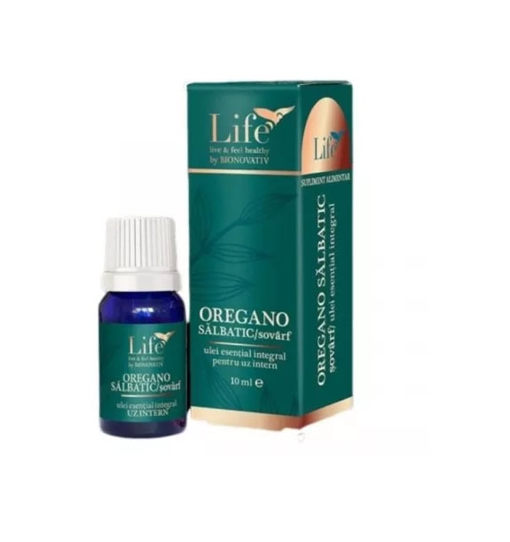 Ulei Esential Integral de Oregano Salbatic, 10 ml, Bionovativ