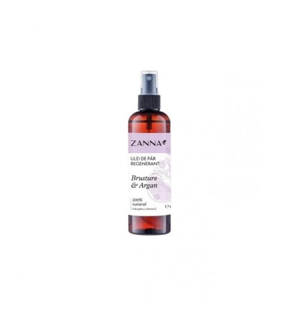 Ulei Regenerant cu Brusture & Argan, pentru Par, 150 ml, Zanna