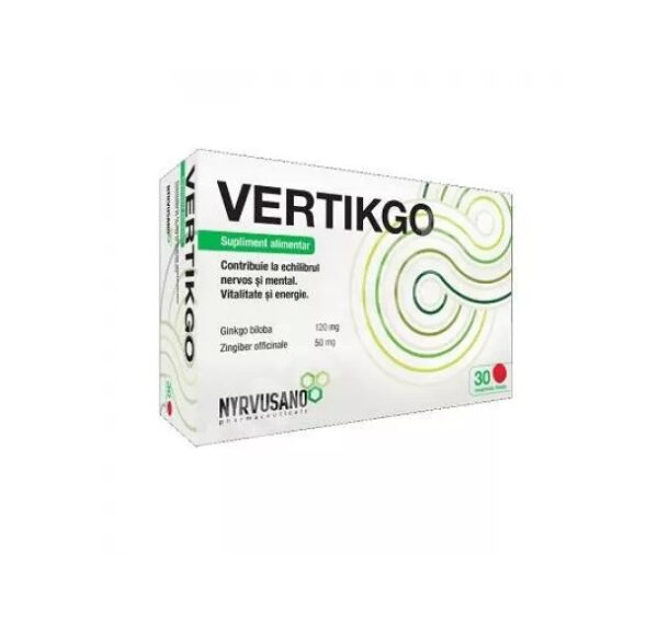 Vertikgo, 30 Comprimate, Nyrvusano Pharmaceuticals