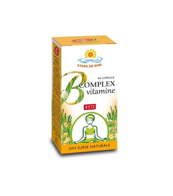 Vitamine Naturale B Complex, F172, 60 Capsule, Fares