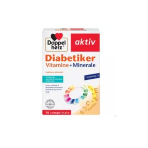 Vitamine si Minerale Diabetiker Aktiv, 30 Comprimate, Doppelherz