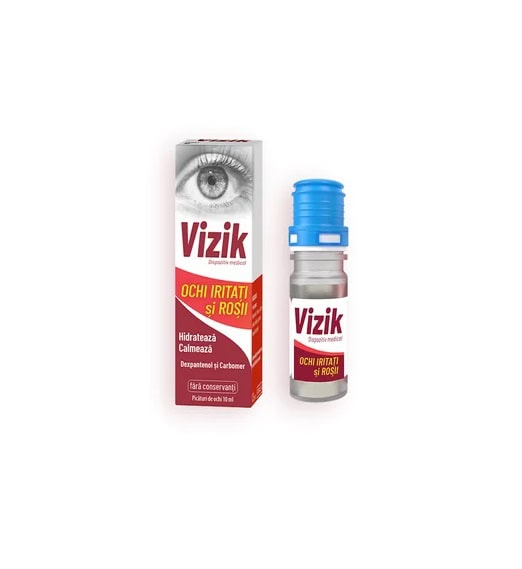Vizik Picaturi pentru Ochi Iritati si Rosii, 10ml, Zdrovit