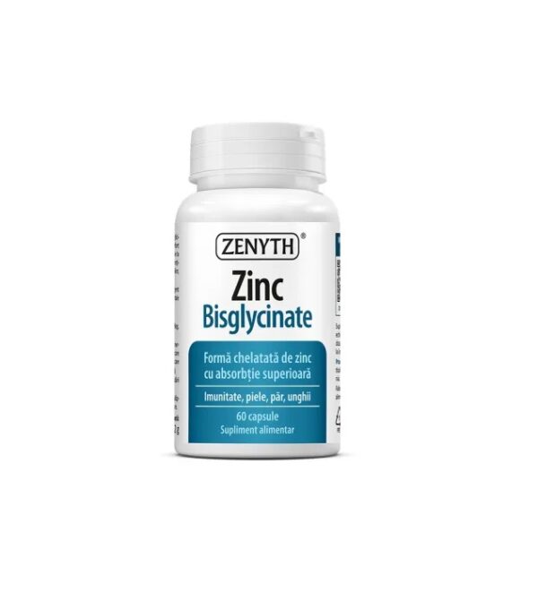 zinc-bisglycinate-60-capsule-zenyth-O40265-farmacia-morpheus Zinc Bisglycinate, 60 Capsule, Zenyth