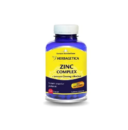 Zinc Complex, 120 Capsule, Herbagetica