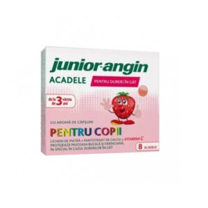Acadele cu Aroma de Capsuni Junior Angin, 8 Bucati, Klosterfrau