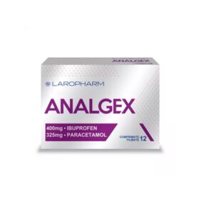 Analgex, 400 mg/325 mg, 12 Comprimate Filmate, Laropharm