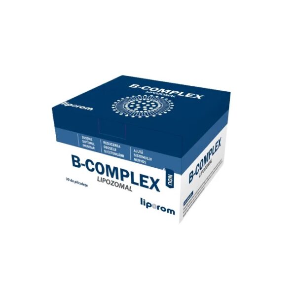 B-Complex Lipozomal, 30 Plicuri, Liporom