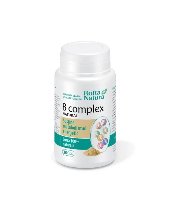 b-complex-natural-30-capsule-rotta-natura-O17990-farmacia-morpheus B Complex Natural, 30 Capsule, Rotta Natura