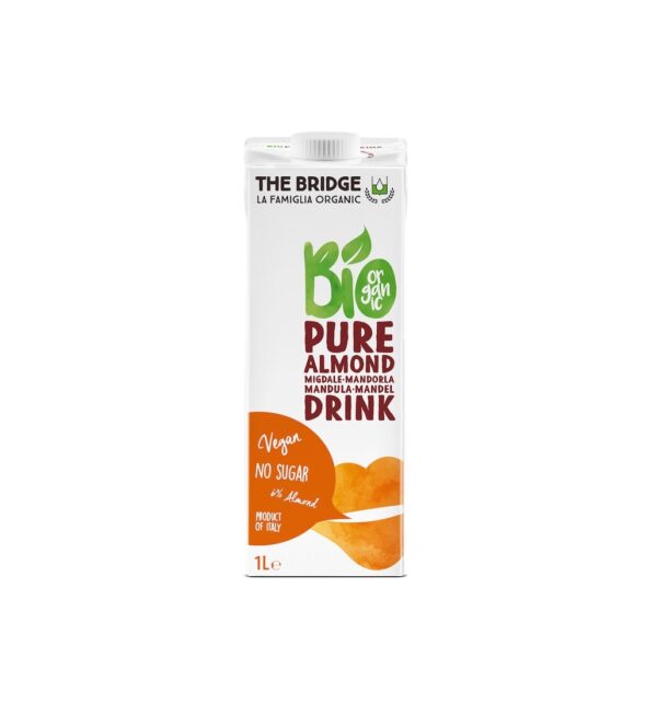 bautura-ecologica-din-migdale-pure-6-fara-zahar-1l-the-bridge-O39826-farmacia-morpheus Bautura Ecologica din Migdale Pure 6%, Fara Zahar, 1l, The Bridge