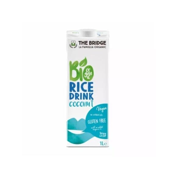 Bautura Vegetala Bio de Orez cu Cocos, 1L, The Bridge