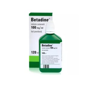 Betadine Solutie, 100 mg/ml, 120 ml, Egis Pharmaceuticals