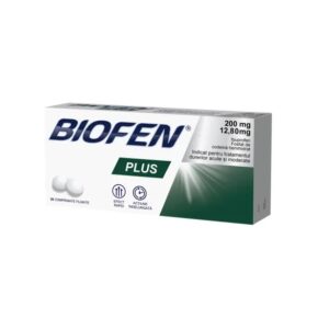 Biofen Plus, 200 mg+12,80 mg, Biofarm