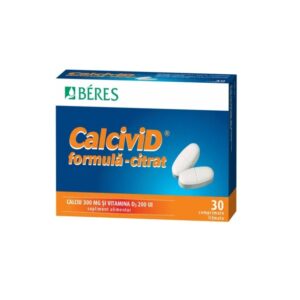 Calcivid Formula Citrat, 30 Comprimate, Beres Pharmaceuticals