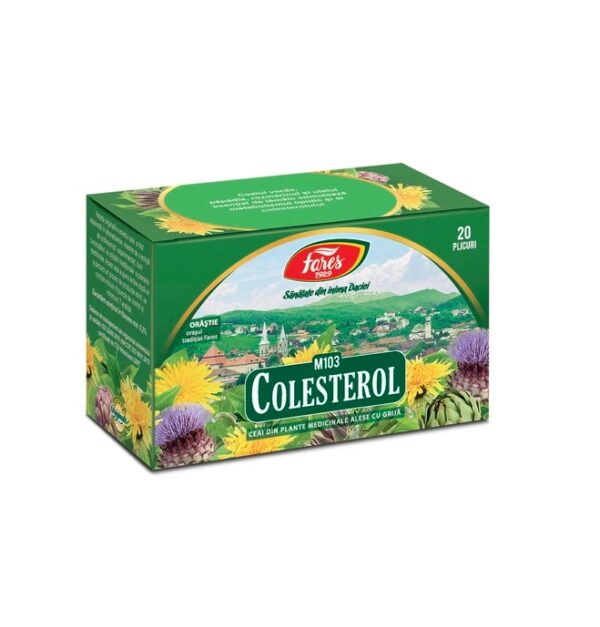 Ceai Colesterol, M103, 20 Plicuri, Fares