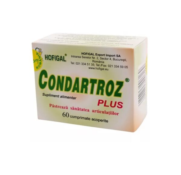 Condartroz Plus, 60 Comprimate, Hofigal