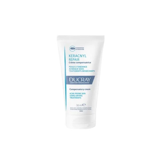 DUCRAY Crema Hidratanta Anti-Imperfectiuni pentru Tenul cu Tendinta Acneica Keracnyl Repair, 50 ml