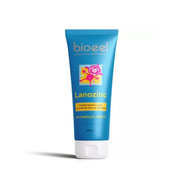 Crema pentru Copii Lanozinc, 100 g, Bioeel
