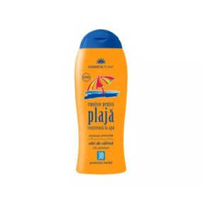 Emulsie pentru Plaja Rezistenta la Apa cu Ulei de Catina SPF 30, 200 ml, Cosmetic Plant