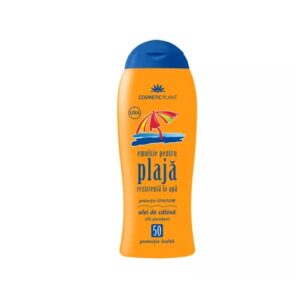 emulsie-pentru-plaja-rezistenta-la-apa-cu-ulei-de-catina-spf-50-200-ml-cosmetic-plant-O32575-farmacia-morpheus Emulsie pentru Plaja Rezistenta la Apa, cu Ulei de Catina SPF 50, 200 ml, Cosmetic Plant