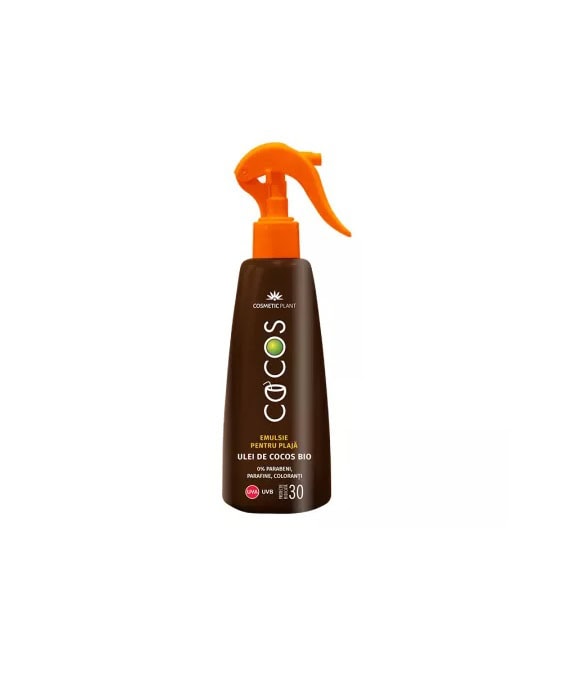 emulsie-pentru-plaja-spf-30-cu-ulei-de-cocos-200-ml-cosmetic-plant-O40970-farmacia-morpheus Emulsie pentru Plaja SPF 30, cu Ulei de Cocos, 200 ml, Cosmetic Plant