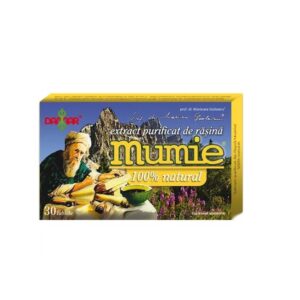 Extract Purificat de Rasina Mumie, 30 Tablete, Damar General Trading
