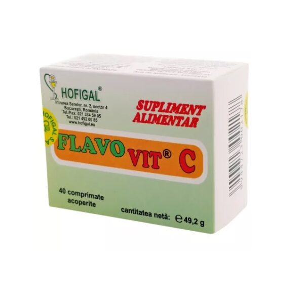FlavoVit C, 500 mg, 40 Comprimate, Hofigal