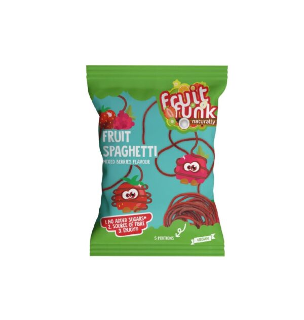 Fruit Spaghetti cu Fructe de Padure, 100 g, Fruitfunk